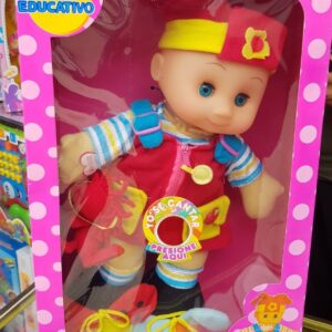 Muñeco bebe educativo con sonido